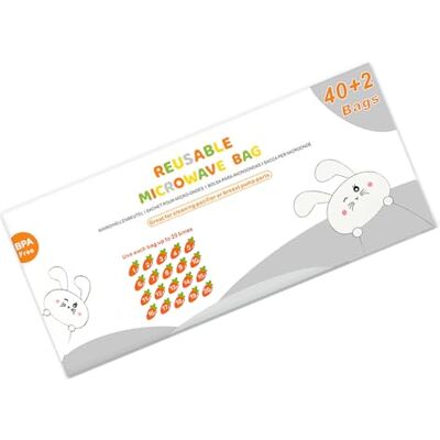 Gissroys Paquete De 16/42 Bolsas Esterilizador De Vapor De Microondas Para Biberones Y Partes Reutilizables Hasta 20 Veces/Esterilizador De Vapor De Microondas Esterilizador Bolsas Gissroys Paquete De 16/42 Bolsas Esterilizador De Vapor De Microondas Para Biberones Y Partes Reutilizables Hasta 20 Veces/Esterilizador De Vapor De Microondas Esterilizador Bolsas