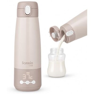 lionelo Thermup Bottle Calentador de Leche Portátil, Termo Eléctrico sin Cable con Control de Temperatura 37–55 °C, Calienta Leche en 3,5 Min, Mantiene 20 h, Acero SUS316, 350 ml, para Bebés y Viajes lionelo Thermup Bottle Calentador de Leche Portátil, Termo Eléctrico sin Cable con Control de Temperatura 37–55 °C, Calienta Leche en 3,5 Min, Mantiene 20 h, Acero SUS316, 350 ml, para Bebés y Viajes