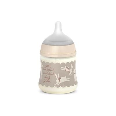 SUAVINEX , Biberón 150 ml con Tetina Fisiológica SX Pro de Silicona, con Válvula Anticólicos, de Flujo Lento (S) para Leche Materna y Artificial o Agua, Bebés +0 Meses, Recién Nacidos, Wonder Beige SUAVINEX , Biberón 150 ml con Tetina Fisiológica SX Pro de Silicona, con Válvula Anticólicos, de Flujo Lento (S) para Leche Materna y Artificial o Agua, Bebés +0 Meses, Recién Nacidos, Wonder Beige