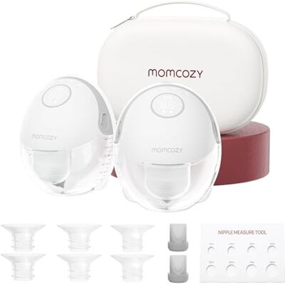 momcozy M6 Sacaleches Eléctrico Manos Libres, 295 mmHg, 3 Modos 9 Niveles momcozy M6 Sacaleches Eléctrico Manos Libres, 295 mmHg, 3 Modos 9 Niveles
