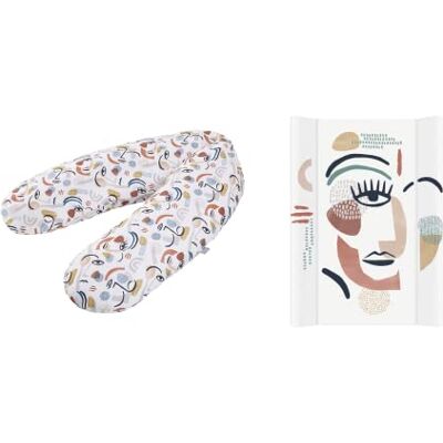 Rotho Babydesign everyday baby Cojín Lactancia Multi+cuña Modern Art, Multicolor Rotho Babydesign everyday baby Cojín Lactancia Multi+cuña Modern Art, Multicolor