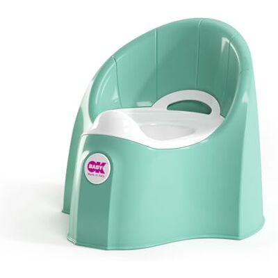 OKBABY Orinal Pasha-fabricado Con Materiales No Tóxicos-diseño Ergonómico Y Aerodinámico Recipiente Interior Extraíble Con Asa Orinal Esencial Para El Aprendizaje De Los Niños Pequeños -, Turquesa, talla única OKBABY Orinal Pasha-fabricado Con Materiales No Tóxicos-diseño Ergonómico Y Aerodinámico Recipiente Interior Extraíble Con Asa Orinal Esencial Para El Aprendizaje De Los Niños Pequeños -, Turquesa, talla única