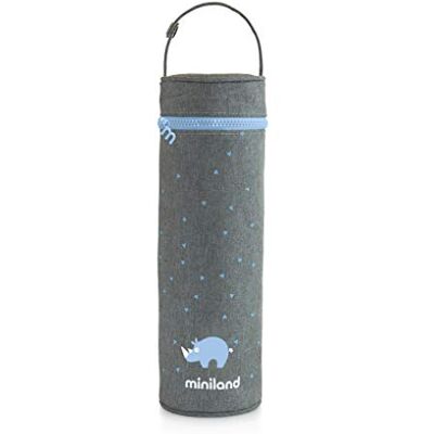 Miniland Funda Isotérmica para Termos y Biberones Thermibag 500ml, Bolsa Térmica con Asa para Transportar Fácilmente Azure Miniland Funda Isotérmica para Termos y Biberones Thermibag 500ml, Bolsa Térmica con Asa para Transportar Fácilmente Azure