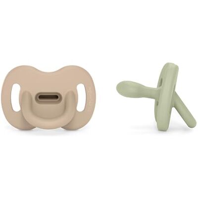 SUAVINEX , Pack 2 Chupetes Todo Silicona, para Bebés 6/18 Meses, Tetina Fisiológica Sx Pro, Súper Blandito y Flexible, Ideal para Dormir, Respeta el Desarrollo Bucodental, Colour Essence, Irish + Verde SUAVINEX , Pack 2 Chupetes Todo Silicona, para Bebés 6/18 Meses, Tetina Fisiológica Sx Pro, Súper Blandito y Flexible, Ideal para Dormir, Respeta el Desarrollo Bucodental, Colour Essence, Irish + Verde