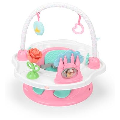 Bright Starts , SuperSeat Disney Princesas, Silla para Bebés para Sentarse, Jugar y Comer, Rosa, Para 4 Meses a 4 Años Bright Starts , SuperSeat Disney Princesas, Silla para Bebés para Sentarse, Jugar y Comer, Rosa, Para 4 Meses a 4 Años