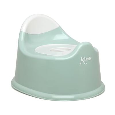 Kiokids Orinal Infantil Salvia con Tapa y Asa Ligero y Fácil de Transportar Respaldo Cómodo Extraíble para Mayor Higiene Ideal para Aprendizaje de Niños +24 Meses Kiokids Orinal Infantil Salvia con Tapa y Asa Ligero y Fácil de Transportar Respaldo Cómodo Extraíble para Mayor Higiene Ideal para Aprendizaje de Niños +24 Meses
