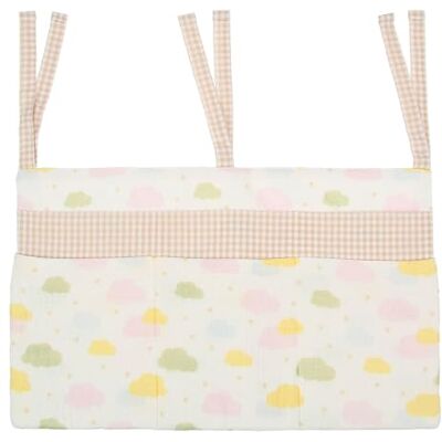 THUN Bolsillo de almacenamiento para cuna Exterior: 82% poliéster, 10% algodón, relleno: 100% poliéster Colección Baby Dolce Granja 30 x 50 cm THUN Bolsillo de almacenamiento para cuna Exterior: 82% poliéster, 10% algodón, relleno: 100% poliéster Colección Baby Dolce Granja 30 x 50 cm
