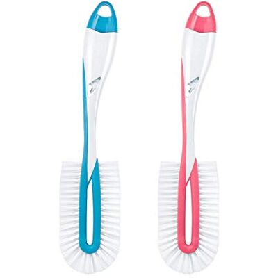 NUK Twist Cepillo para biberones para una limpieza profunda (1 unidad, incluye cepillo para tetinas), color no seleccionable NUK Twist Cepillo para biberones para una limpieza profunda (1 unidad, incluye cepillo para tetinas), color no seleccionable