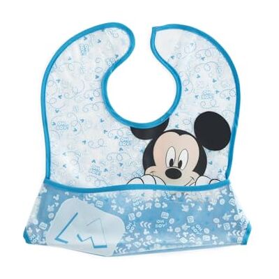 Lulabi 79649 Disney Mickey 3 babero EVA Velcro Lulabi 79649 Disney Mickey 3 babero EVA Velcro