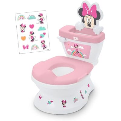 Bright Starts , Disney Baby Orinal 2 en 1 Minnie Mouse, con Sonidos de Descarga y Aplausos, desde 18 Meses, hasta 23 kg, Rosa Bright Starts , Disney Baby Orinal 2 en 1 Minnie Mouse, con Sonidos de Descarga y Aplausos, desde 18 Meses, hasta 23 kg, Rosa
