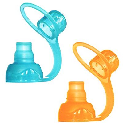 ChooMee SoftSip Boquilla para bolsitas de comida Antigoteo Protege las encías Alimentación autónoma del bebé Silicona sin BPA reutilizable 2 unidades Naranja Aqua ChooMee SoftSip Boquilla para bolsitas de comida Antigoteo Protege las encías Alimentación autónoma del bebé Silicona sin BPA reutilizable 2 unidades Naranja Aqua