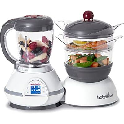 Babymoov procesador de alimentos para bebés Nutribaby classic color Cereza Babymoov procesador de alimentos para bebés Nutribaby classic color Cereza