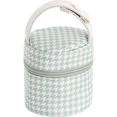 Cambrass -Chupetero o funda para guardar el chupete-Windsord mint 8.5x8.5x11 cm Cambrass -Chupetero o funda para guardar el chupete-Windsord mint 8.5x8.5x11 cm