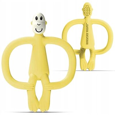 MATCHSTICK MONKEY Original Juguete de Dentición Mono, Amarillo (Yellow), 6-18 Meses MATCHSTICK MONKEY Original Juguete de Dentición Mono, Amarillo (Yellow), 6-18 Meses
