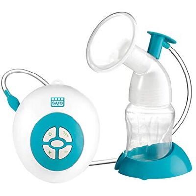 Saro 2610– Extractor eléctrico de leche materna con adaptador de silicona, motor ultrasilencioso y función de succión automática Saro 2610– Extractor eléctrico de leche materna con adaptador de silicona, motor ultrasilencioso y función de succión automática