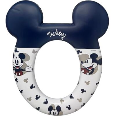 Cartoon Reductor de WC Topolino para Niños Asiento Ergonómico Universal 36x31 cm Adaptador Antideslizante Fácil de Limpiar desde 10 Meses Cartoon Reductor de WC Topolino para Niños Asiento Ergonómico Universal 36x31 cm Adaptador Antideslizante Fácil de Limpiar desde 10 Meses