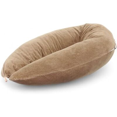 HOBEA-Germany Almohada de Lactancia 190 cm x 76 cm XXL Almohada de Embarazo Almohada para Dormir de Lado con Funda de algodón orgánico (Pana Topo) HOBEA-Germany Almohada de Lactancia 190 cm x 76 cm XXL Almohada de Embarazo Almohada para Dormir de Lado con Funda de algodón orgánico (Pana Topo)
