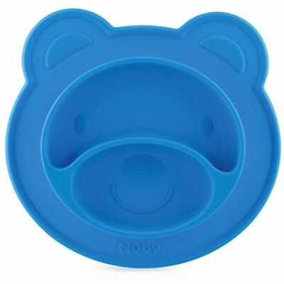 Nuby Plato silicona base adherente osito Nuby Plato silicona base adherente osito