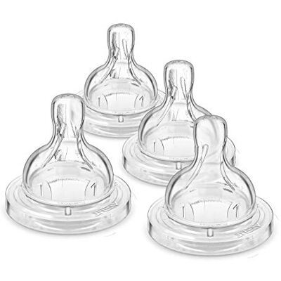 AVENT Philips tetina de biberón Silicona Alrededor Flujo lento AVENT Philips tetina de biberón Silicona Alrededor Flujo lento
