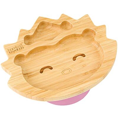 bamboo bamboo Plato Para Bebé Y Niño, Plato De Bambú En Forma De Erizo Con Succión Segura, Vajilla Antideslizante Para Alimentación Y Destete, Para Bebés Desde 6 Meses (Erizo, Rosa) bamboo bamboo Plato Para Bebé Y Niño, Plato De Bambú En Forma De Erizo Con Succión Segura, Vajilla Antideslizante Para Alimentación Y Destete, Para Bebés Desde 6 Meses (Erizo, Rosa)