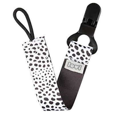 LOVI Cinta para chupete, En estampados de moda, Práctico, Clip sólido, Cómodo, Salt & Pepper, Negro LOVI Cinta para chupete, En estampados de moda, Práctico, Clip sólido, Cómodo, Salt & Pepper, Negro