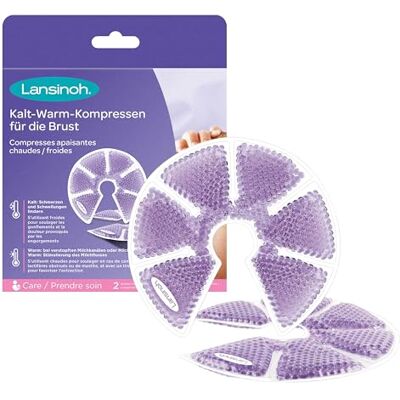 Lansinoh 10500 3-en-1 bolas Thermo, 2 piezas con vellón de protección Lansinoh 10500 3-en-1 bolas Thermo, 2 piezas con vellón de protección
