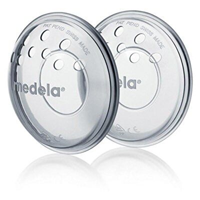 Capuchas de pecho Medela - Sin BPA - Silicona - Ventilación - Pack de 2 Capuchas de pecho Medela - Sin BPA - Silicona - Ventilación - Pack de 2