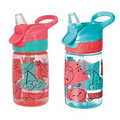 Nuby Incredible Gulp Botella de Agua - Vaso para Niños - 360ml Nuby Incredible Gulp Botella de Agua - Vaso para Niños - 360ml