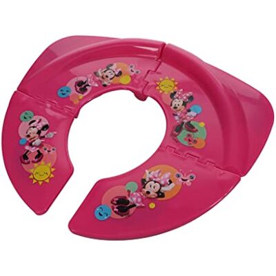 Asiento de orinal plegable con sonrisa de Minnie Mouse - Asiento de entrenamiento portátil Asiento de orinal plegable con sonrisa de Minnie Mouse - Asiento de entrenamiento portátil
