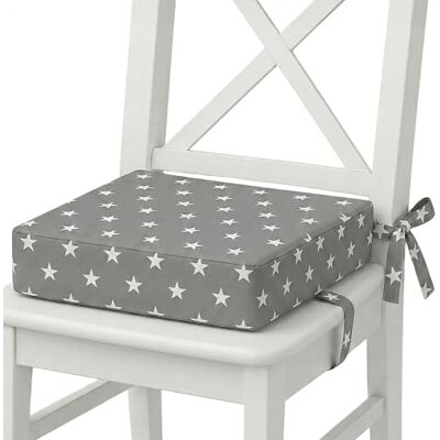 Totsy Baby Alzador Silla para Niños Comer 32x32x8 cm – Cojín Elevador con Correas Ajustables y Base Antideslizante – Funda lavable en lavadora a 30 grados espuma firme Estrellas En Gris Totsy Baby Alzador Silla para Niños Comer 32x32x8 cm – Cojín Elevador con Correas Ajustables y Base Antideslizante – Funda lavable en lavadora a 30 grados espuma firme Estrellas En Gris