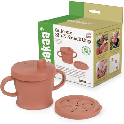 haakaa Vaso Aprendizaje Bebé de Silicona 2 en 1 8 Oz Niños desde 6 meses Vaso con Tapa con Boquilla y Antiderrames – Vaso con Asas y Diseño Antifugas para Bebés – Ideal para Bebidas y Snacks haakaa Vaso Aprendizaje Bebé de Silicona 2 en 1 8 Oz Niños desde 6 meses Vaso con Tapa con Boquilla y Antiderrames – Vaso con Asas y Diseño Antifugas para Bebés – Ideal para Bebidas y Snacks