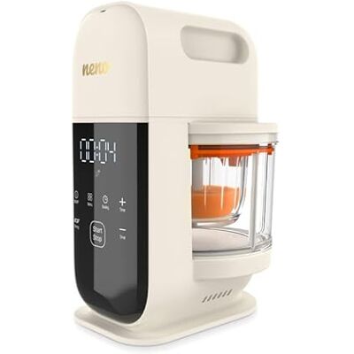 NENO Oro Robot de Cocina Infantil 4 en 1 Cocción, Licuado, Mantenimiento de la temperatura, Triturado, Robot Cocina Bebe para Comida Casera o Tarros Potitos Bebe, Batidora de Vaso para Niños NENO Oro Robot de Cocina Infantil 4 en 1 Cocción, Licuado, Mantenimiento de la temperatura, Triturado, Robot Cocina Bebe para Comida Casera o Tarros Potitos Bebe, Batidora de Vaso para Niños