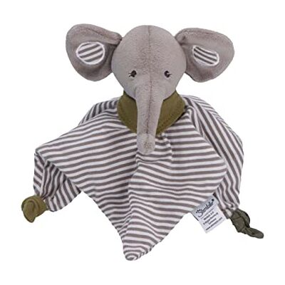 Sterntaler Manta de seguridad unisex para bebé, diseño de elefante, color gris Sterntaler Manta de seguridad unisex para bebé, diseño de elefante, color gris