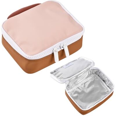 Béaba , Bolsa isotérmica para el almuerzo, fiambrera, fiambrera, isotérmica, impermeable, etiqueta para el nombre, capacidad 2,7L, cremallera grande, efecto chicle, Faro, Dusty Rose Béaba , Bolsa isotérmica para el almuerzo, fiambrera, fiambrera, isotérmica, impermeable, etiqueta para el nombre, capacidad 2,7L, cremallera grande, efecto chicle, Faro, Dusty Rose