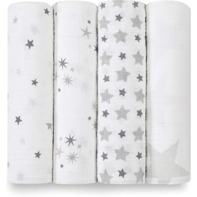 aden + anais Tinckle Pack de 4 muselinas, unisex aden + anais Tinckle Pack de 4 muselinas, unisex