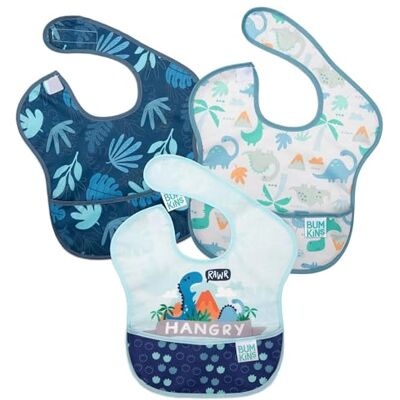Bumkins Hippychick BUMK Super bib 3 pack Bumkins Hippychick BUMK Super bib 3 pack