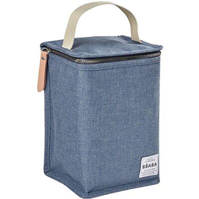 Béaba Bolsa Isotérmica para Comida de Bebé, Gran Capacidad, Compartimento para Biberones, Funda Therma para comida Infantil, Plegable, Material Suave e Impermeable, Azul Marino Béaba Bolsa Isotérmica para Comida de Bebé, Gran Capacidad, Compartimento para Biberones, Funda Therma para comida Infantil, Plegable, Material Suave e Impermeable, Azul Marino