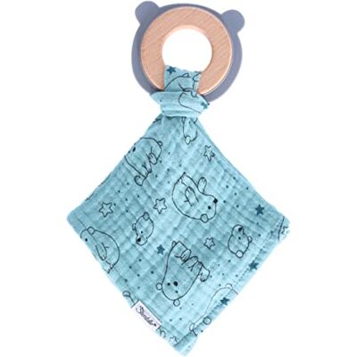 Sterntaler Elia Manta de Seguridad Unisex para bebé, con mordedor, diseño de Oso Polar Sterntaler Elia Manta de Seguridad Unisex para bebé, con mordedor, diseño de Oso Polar