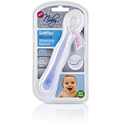 Nuby NT Cuchara de silicona sin BPA (1 unidad, surtido) Nuby NT Cuchara de silicona sin BPA (1 unidad, surtido)