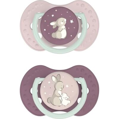 Difrax LOVI Chupete dinámico para bebé, chupete fosforescente de 0 a 3 meses, fácil de aceptar, sin BPA, silicona de alta calidad y duradera Difrax LOVI Chupete dinámico para bebé, chupete fosforescente de 0 a 3 meses, fácil de aceptar, sin BPA, silicona de alta calidad y duradera