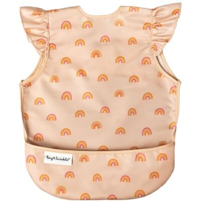 Tiny Twinkle Babynahrungs-Lätzchen, wasserdicht, maschinenwaschbar, PVC-, BPA- und phthalatfrei, tolles Reiselätzchen zum Essen, Babynahrungslätzchen Tiny Twinkle Babynahrungs-Lätzchen, wasserdicht, maschinenwaschbar, PVC-, BPA- und phthalatfrei, tolles Reiselätzchen zum Essen, Babynahrungslätzchen