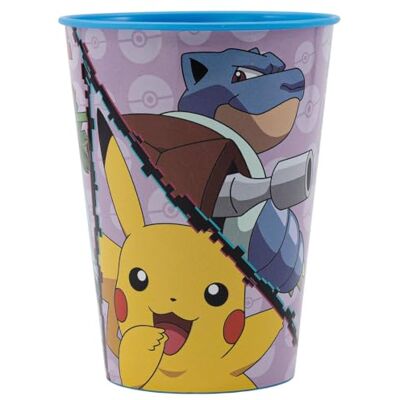 Cartoon Vaso para niños de plástico reutilizable 260 ml BPA Free (Pokémon) Cartoon Vaso para niños de plástico reutilizable 260 ml BPA Free (Pokémon)