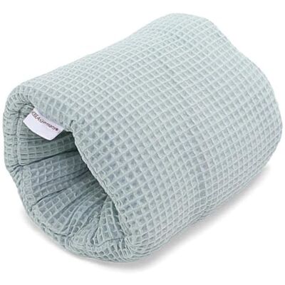 HOBEA-Germany Mini Almohada de Lactancia pequeña Almohada de Lactancia de Viaje en Diferentes diseños (Patrón de gofre Gris Azul) HOBEA-Germany Mini Almohada de Lactancia pequeña Almohada de Lactancia de Viaje en Diferentes diseños (Patrón de gofre Gris Azul)