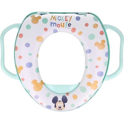 Cartoon Asiento de inodoro para niños Mickey Disney con adaptador universal y asas Cartoon Asiento de inodoro para niños Mickey Disney con adaptador universal y asas