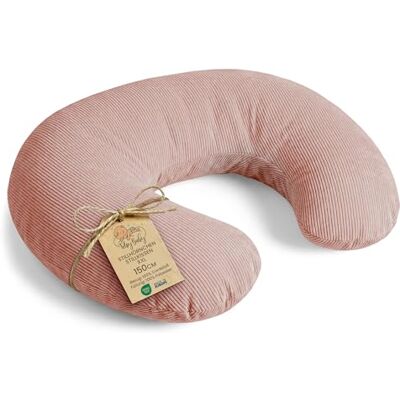 Totsy Baby Cojín de Lactancia bebé 150 cm Forma C cojin Lactancia Nursing Pillow – Funda Pana Premium desenfundable Lavable ergonómico recién Nacido Media Luna amamantar – Oeko-Tex Rosa Totsy Baby Cojín de Lactancia bebé 150 cm Forma C cojin Lactancia Nursing Pillow – Funda Pana Premium desenfundable Lavable ergonómico recién Nacido Media Luna amamantar – Oeko-Tex Rosa