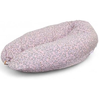HOBEA-Germany Almohada de Lactancia 190 cm x 76 cm XXL Almohada de Embarazo Almohada para Dormir de Lado con Funda de algodón orgánico (Zarcillos de Flores Rosa) HOBEA-Germany Almohada de Lactancia 190 cm x 76 cm XXL Almohada de Embarazo Almohada para Dormir de Lado con Funda de algodón orgánico (Zarcillos de Flores Rosa)