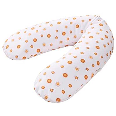 Rotho Babydesign Almohada de lactancia múltiple, 140 x 20 cm, a partir de 0 meses, lavable a máquina, hipoalergénica, Boho Sun Rotho Babydesign Almohada de lactancia múltiple, 140 x 20 cm, a partir de 0 meses, lavable a máquina, hipoalergénica, Boho Sun
