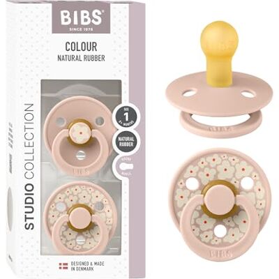 Chupetes BIBS Colour Pack 2 - Bebé - Rosa Jasmine Chupetes BIBS Colour Pack 2 - Bebé - Rosa Jasmine