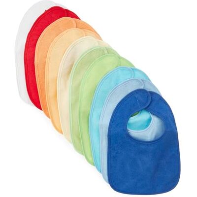 BIECO 10105636 Juego de 10 baberos para niños, multicolor BIECO 10105636 Juego de 10 baberos para niños, multicolor