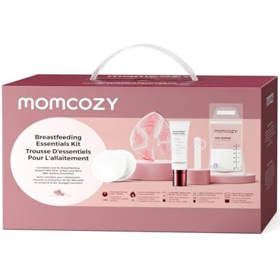 momcozy Kit Posparto 73 Piezas para Lactancia, Neceser Bolsa Hospital Parto con Discos Absorbentes, Compresas Frío Calor, Crema Pezones, Recolectores Calostro y Bolsas Leche Materna momcozy Kit Posparto 73 Piezas para Lactancia, Neceser Bolsa Hospital Parto con Discos Absorbentes, Compresas Frío Calor, Crema Pezones, Recolectores Calostro y Bolsas Leche Materna